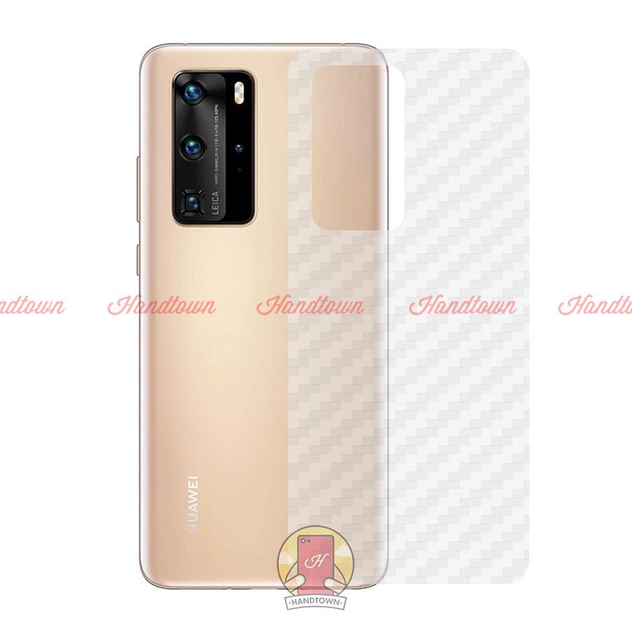 Miếng Dán Lưng Cacbon Dành Cho Huawei P40 / P40 Pro