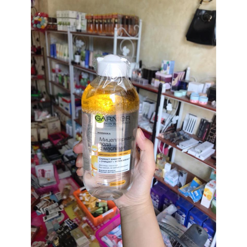 Dầu tẩy trang Garnier vàng 400ml