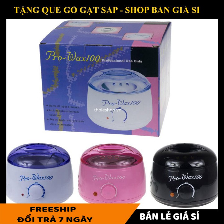 Nồi nấu sáp và hạt đậu 💓TẶNG QUE GỖ 💓 Nồi đun sáp wax lông Pro-wax100 và sáp wax lông hạt đậu, có 2 phân loại 8582