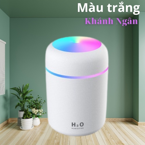 Máy Phun Sương Tinh Dầu TẤM THỊ Humidifier H2O 300ml Khuếch Tán Hơi Nước Tạo Ẩm Làm Thơm Mát Phòng Ngủ & Đuổi Muỗi