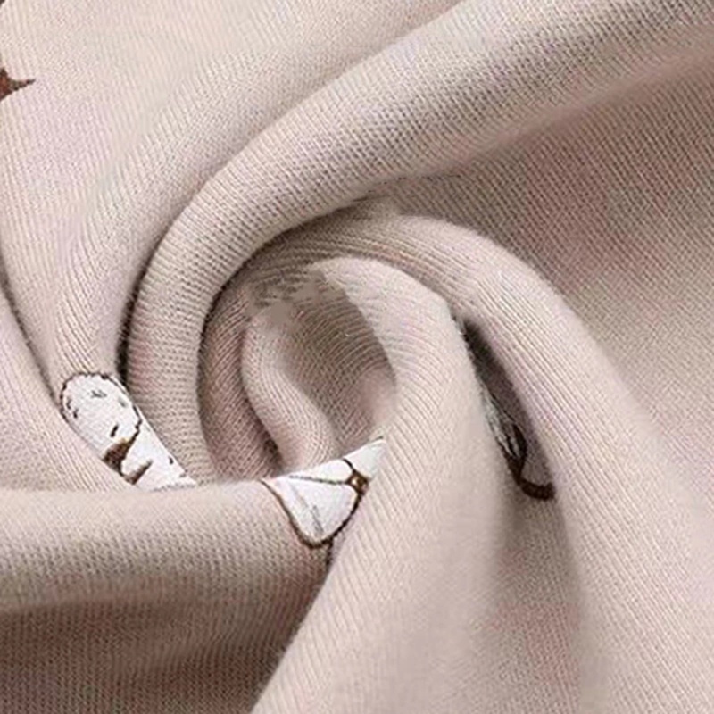 Bộ Áo Liền Quần Tay Dài In Họa Tiết Xinh Xắn Thời Trang Xuân Thu Cho Bé Sơ Sinh