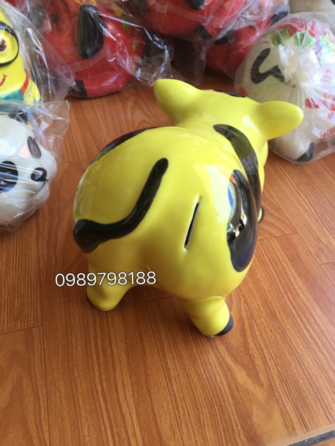Heo khử chì heo tiết kiệm Gốm sứ Bát Tràng cao cấp dài 23cm