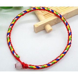 [HÀNG SẴN]-VÒNG PHONG THUỶ-Vòng chỉ ngũ sắc Tây Tạng có tác dụng mang lại cát tường cho mọi người