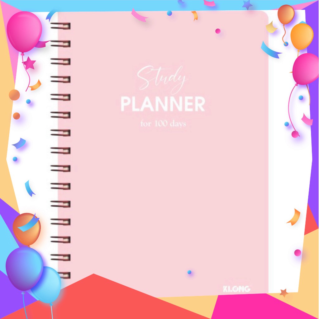 ( Chính Hãng ) Sổ lò xo KLONG kép Study Planner A5 - MS: 946