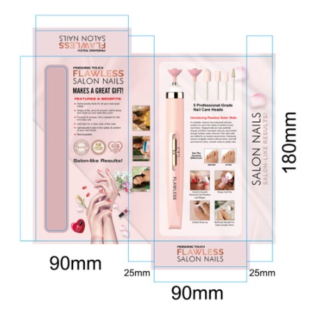 Bộ Thiết Bị Mài Giũa Móng Tay 5 Trong 1 Cao Cấp Sạc Điện