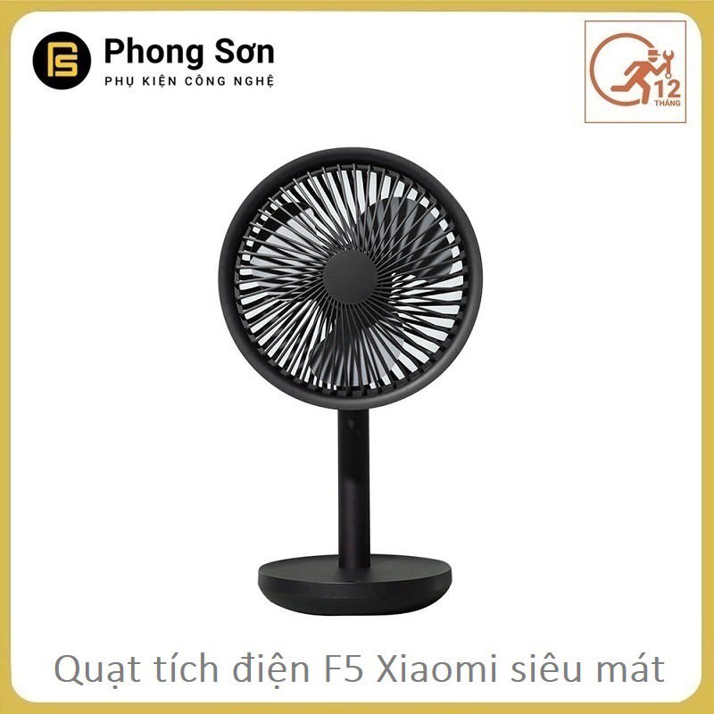 Quạt tích điện Xiaomi mini F5 Solove - Để bàn cầm tay -Siêu mát -BH 06 Tháng