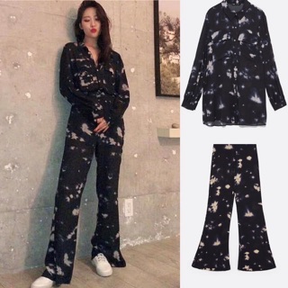 Sơmi loang Zara Authentic