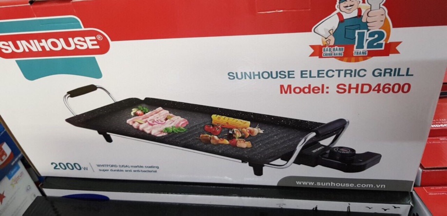 [Mã 44ELSALE2 giảm 7% đơn 300K] Bếp nướng điện Sunhouse SHD4600