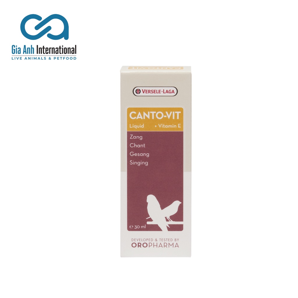 Vitamin Kích Hót Dành Cho Chim Cảnh - Versele-Laga Oropharma Canto-Vit Cải Thiện Tiếng Hót, Dạng Nước Hộp 30ml
