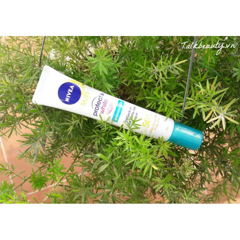 {CHÍNH HÃNG THÁI} Kem Chống Nắng Kiềm Dầu Nivea Protect & White  SPF 50+, PA+++, Sun Cream 30ml