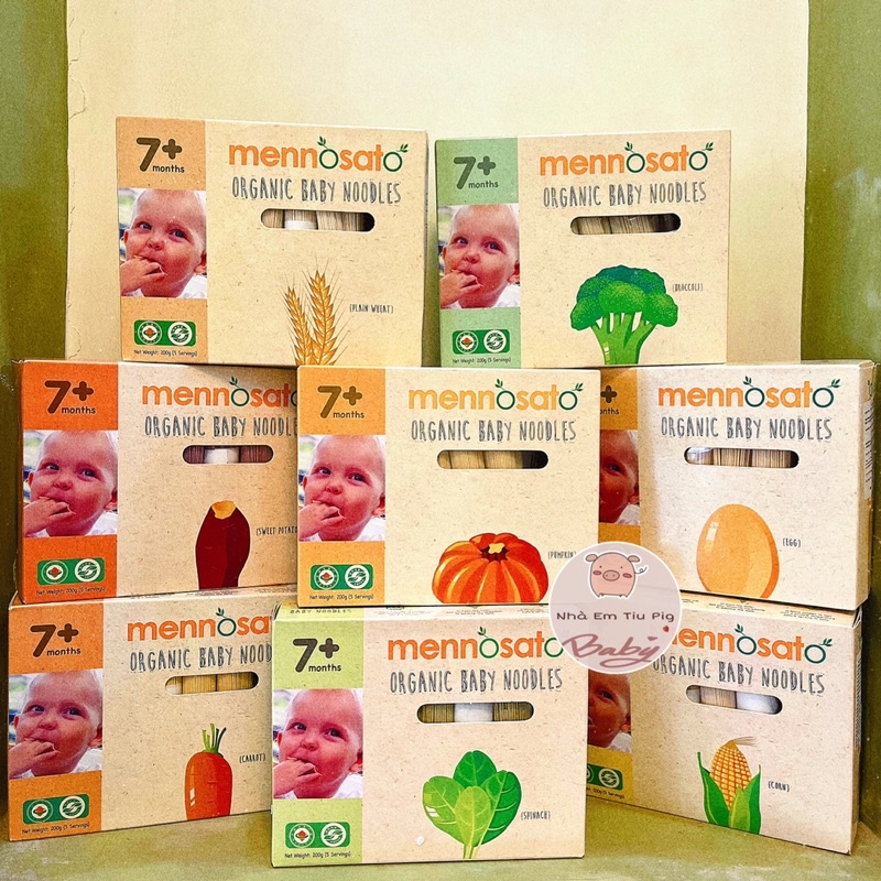 [MENNOSATO] MÌ SỢI RAU CỦ HỮU CƠ MEMNOSATO CHO BÉ ĂN DẶM