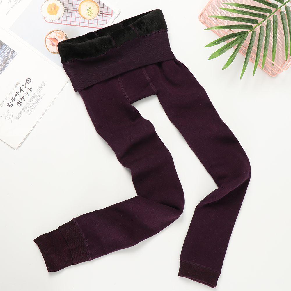 EUCA Quần Legging Dệt Kim Chất Liệu Co Giãn Thời Trang Thu Đông
