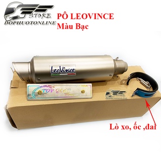 PÔ LEOVINCE BẠC INOX FULLBOX <TOPGEAR>