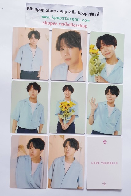 Card BTS Love Your Self world tour 1 sét