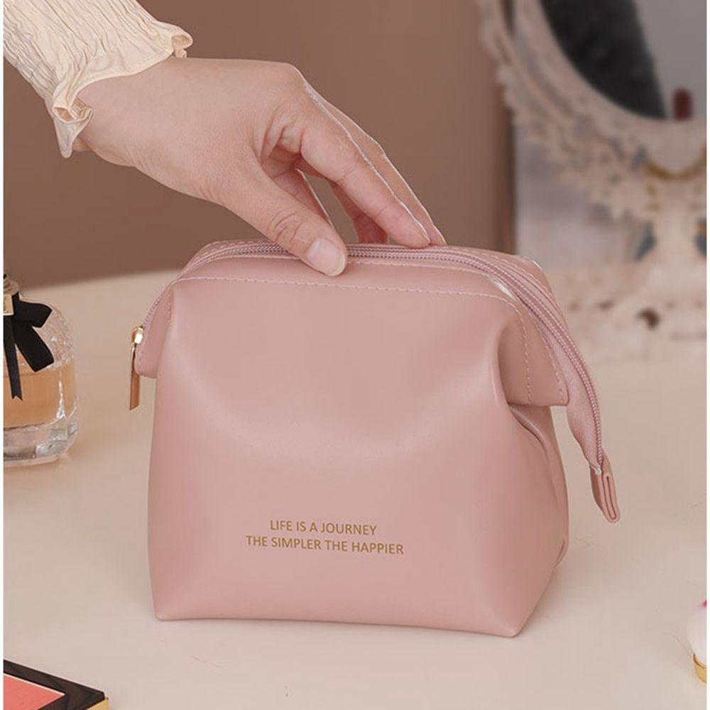 Túi Đựng Mỹ Phẩm Da PU Chống Thấm Nước Sức Chứa Lớn Tiện Dụng Cho Nữ