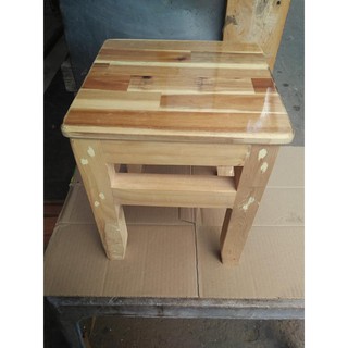 ghế đôn bằng gỗ cao su 35 cm