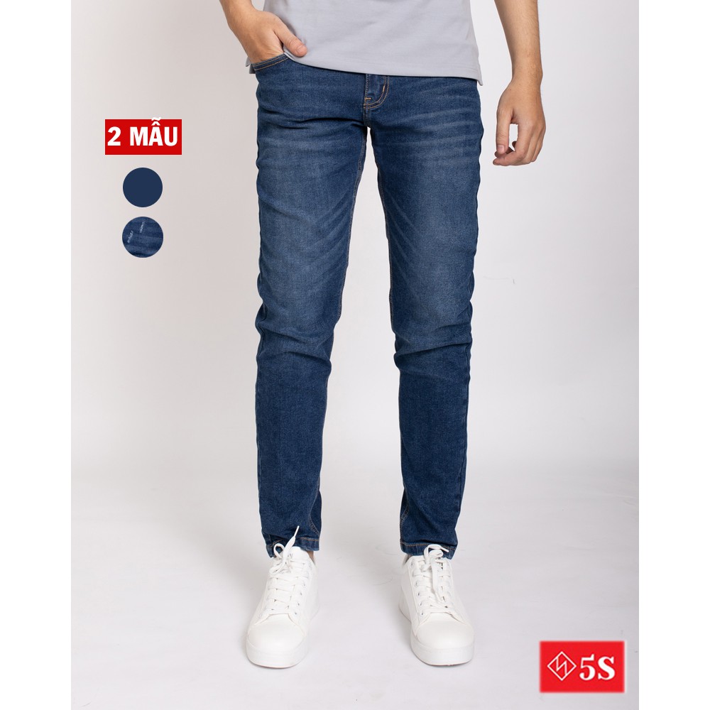 Quần Jean Nam 5S Xanh Đậm, Màu Đen (3 mẫu), Phom Trẻ Trung, Ôm Vừa, Co Giãn Thoải Mái (02) | BigBuy360 - bigbuy360.vn