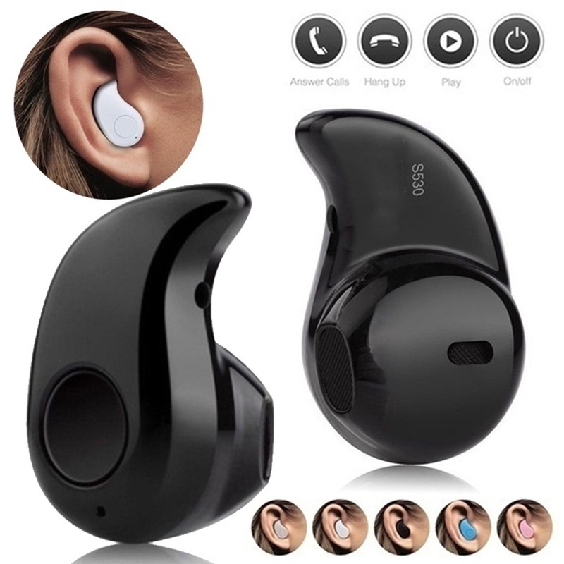 Tai Nghe Nhét Tai Không Dây Kết Nối Bluetooth Có Micro Cho Điện Thoại Android/Samsung/Xiaomi/Huawei