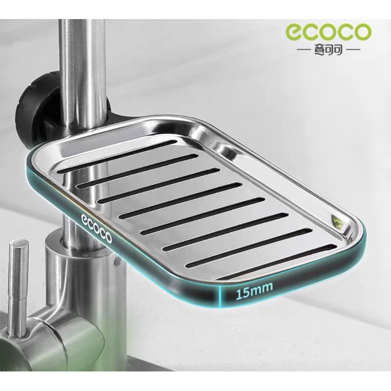 khay cheo vòi nước để xà phòng,cọ rửa bát đĩa nước rửa bát inox 100% cao cấp