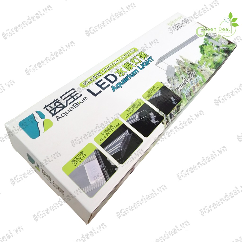 [BH 01 tháng] AQUABLUE - Model LED_30 | Đèn Led trồng cây hồ cá thủy sinh, trồng cây cảnh trong nhà