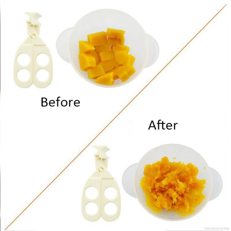 Kéo cắt đồ ăn cho bé