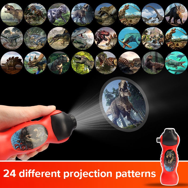 Đồ chơi đèn pin chiếu hình ZHAN QI TOYS nhiều họa tiết độc đáo dành cho bé