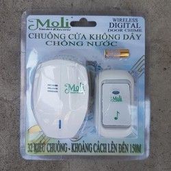 [XÃ KHO] CHUÔNG CỬA KHÔNG DÂY H610, 514-1 - MOLI (LM-DB2N, ML-DB5, DB1, DB6) CHỐNG NƯỚC [HCM]