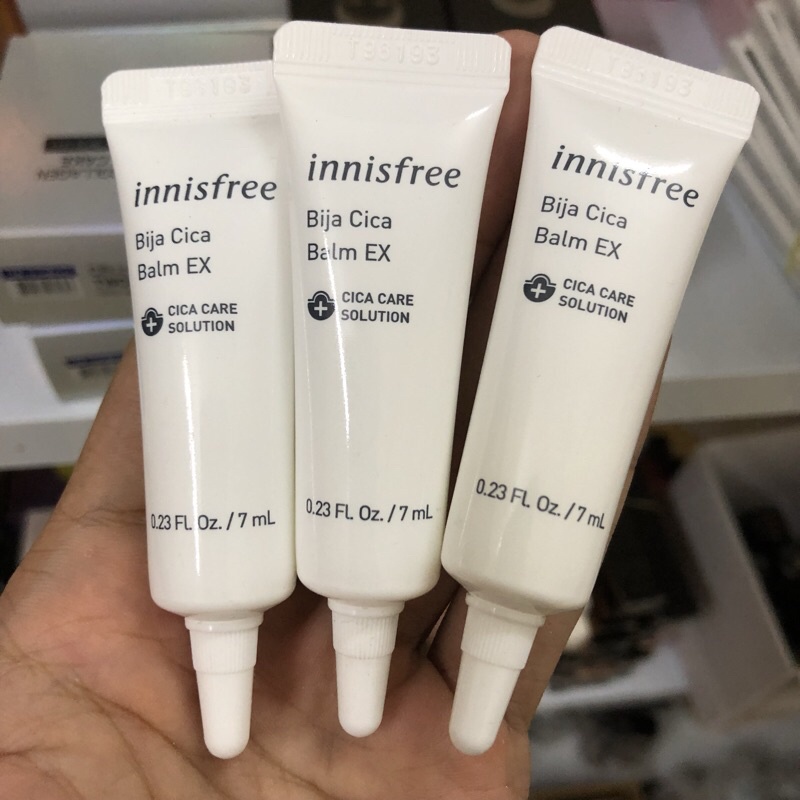 Gel Mụn 💝FREESHIP💝 Gel Giảm Mụn Innisfree Bija Cica Balm Ex 7ml