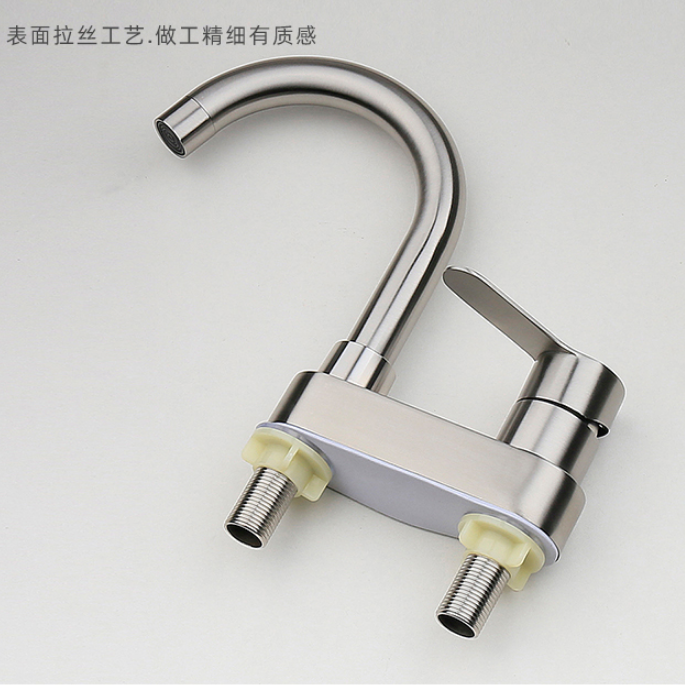 Vòi Nước 2 Lỗ Bằng Thép Không Gỉ 304 Thời Trang