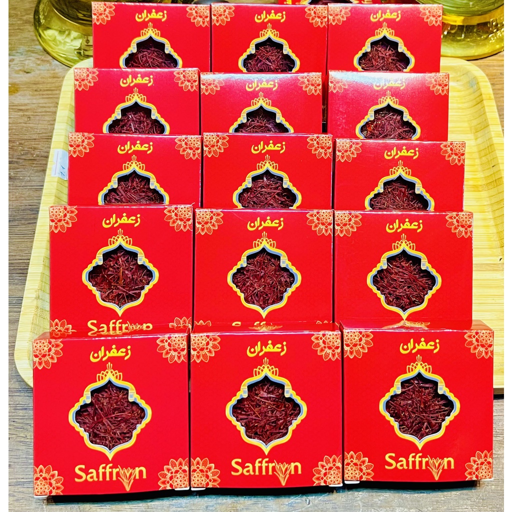 [Giá sỉ]Nhụy Hoa Nghệ Tây Safron Hộp 1 gr - Hàng Loại 1