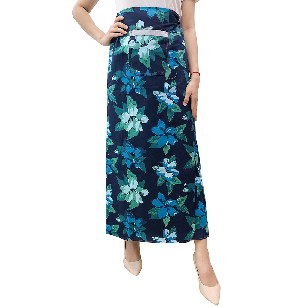 [được chọn mẫu] Váy chống nắng freeSize kaki xẻ tà trước VKXT0008 | SaleOff247