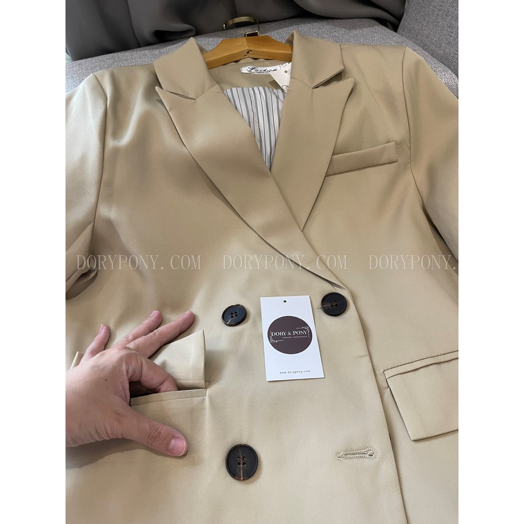 [DORYPONY] ÁO KHOÁC BLAZER TRƠN TAY SỌC DODO KOREAN STYLE SUIT – AK113 (2 màu) | Có up ảnh thực tế | BigBuy360 - bigbuy360.vn