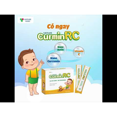 VIETLIFE CURMIN RC - Dạ dày khỏe, trẻ lớn nhanh, Tăng cường tiêu hóa cho trẻ (30 gói)