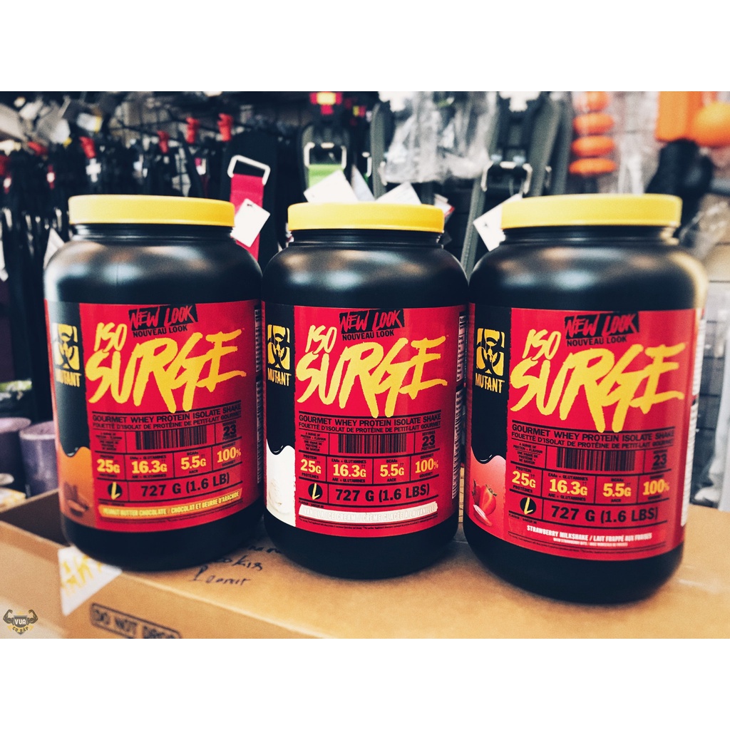 Sữa Tăng Cơ Mutant Iso Surge Hộp 727g