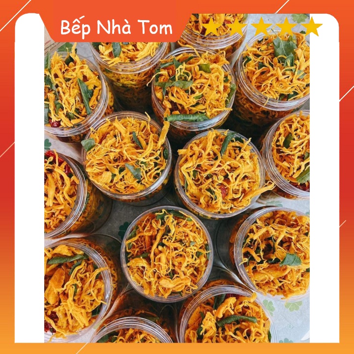 [250gr/500gr] Khô gà lá chanh siêu ngon - Bếp nhà Tom chuyên đồ ăn vặt | BigBuy360 - bigbuy360.vn