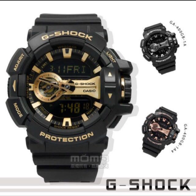 Đồng hồ thể thao nam nữ G-Shock GA-400GB-1A9 Full phụ kiện