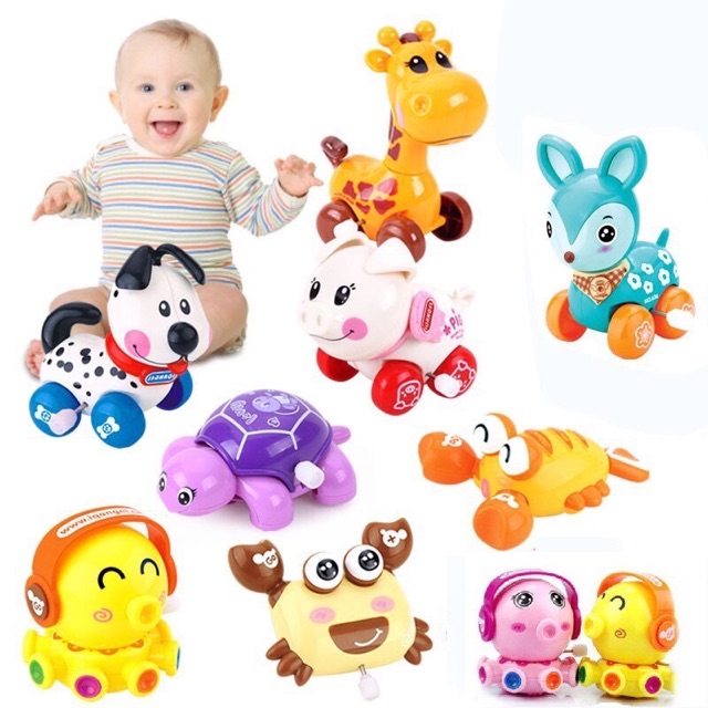ĐỒ CHƠI CON THÚ CHẠY CÓT DỄ THƯƠNG CHO BÉ