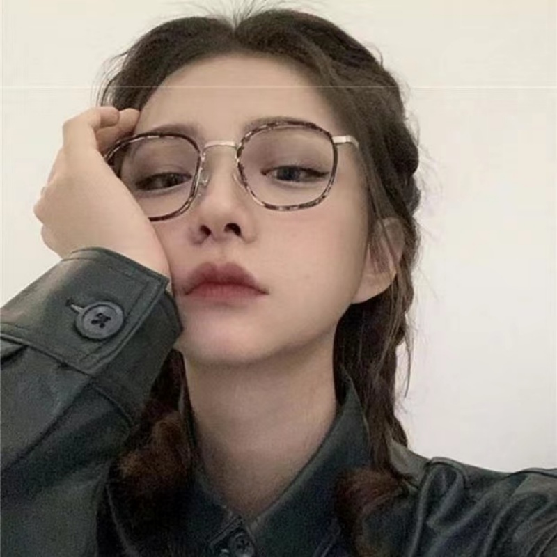 Kính Mát Gọng Vuông Kim Loại TR90 Thời Trang Hàn Quốc Cho Nam Nữ