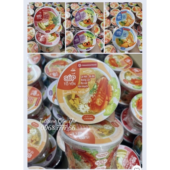 Súp tổ yến ăn liền mẫu mới cho bé 8m+ và người lớn date từ T4/2023