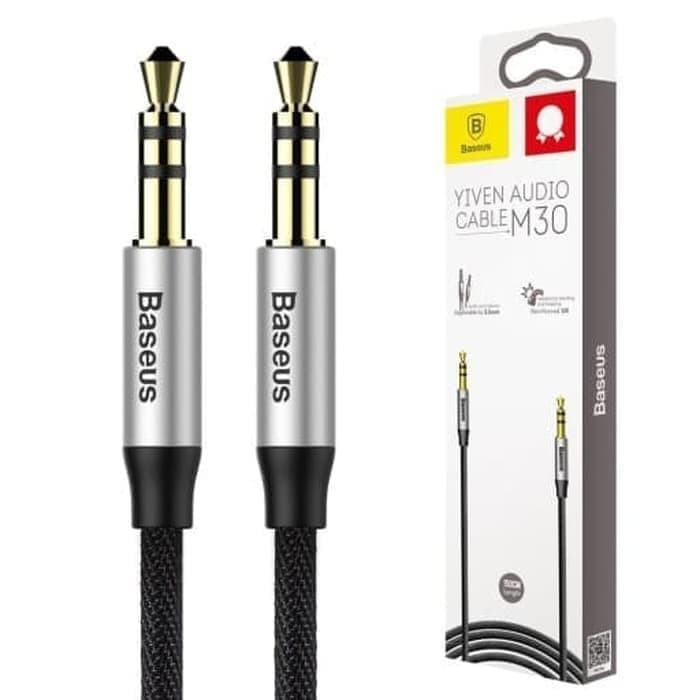 CHÍNH HÃNG Cáp 2 đầu AUX 3.5mm Baseus Yiven Audio cable M30 150cm 1.5m 100cm , 1m