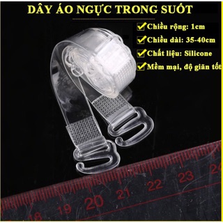 Dây áo ngực bra , dây áo ngực , dây áo con trong suốt ( 1 cặp )