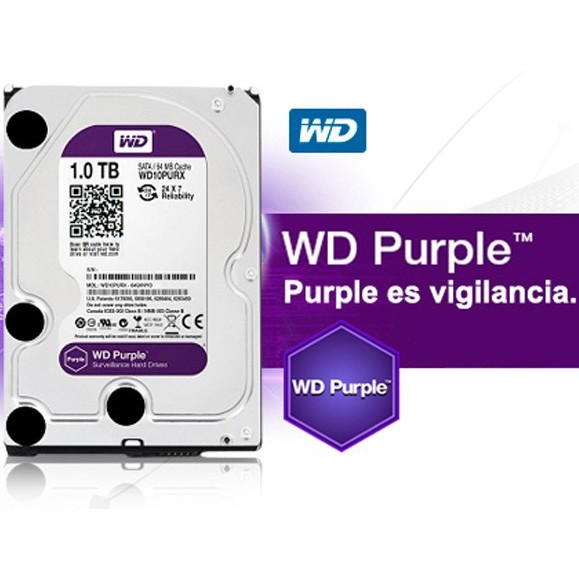 Ổ cứng Chuyên dụng Camera 500GB / 1TB / 2TB Purple tím chính hãng -nk - Bảo hành 12 tháng -36 tháng