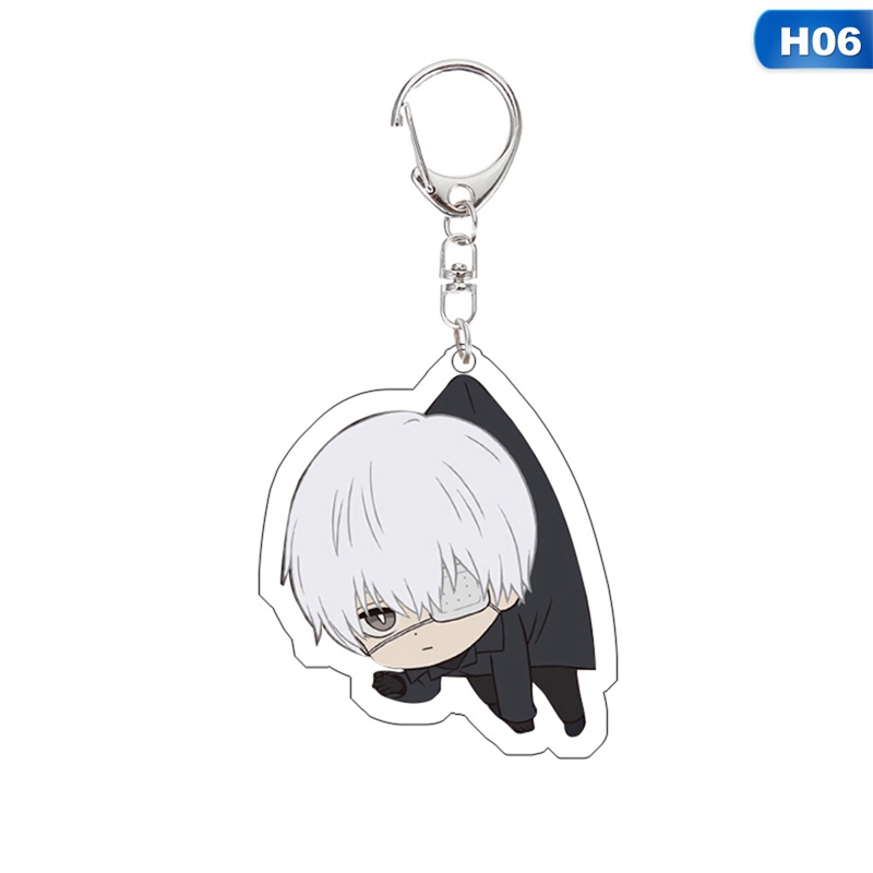 flowersqueen Dây móc khóa hình nhân vật Anime Kaneki kirishima touka xinh xắn