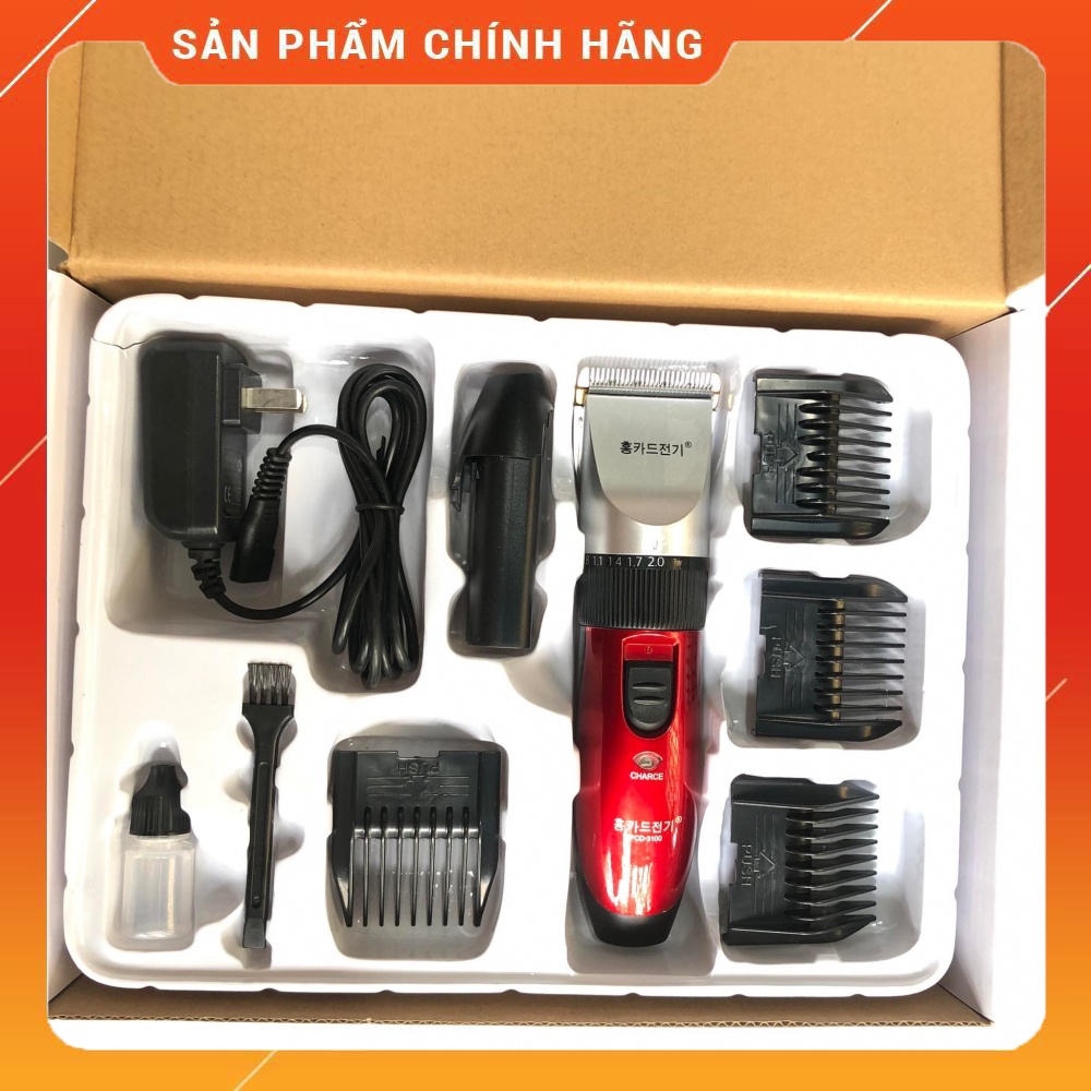 Tông Đơ Cắt Tóc ⭕ Nội Địa Hàn Quốc ⭕ 2 Pin Công Xuất 12W