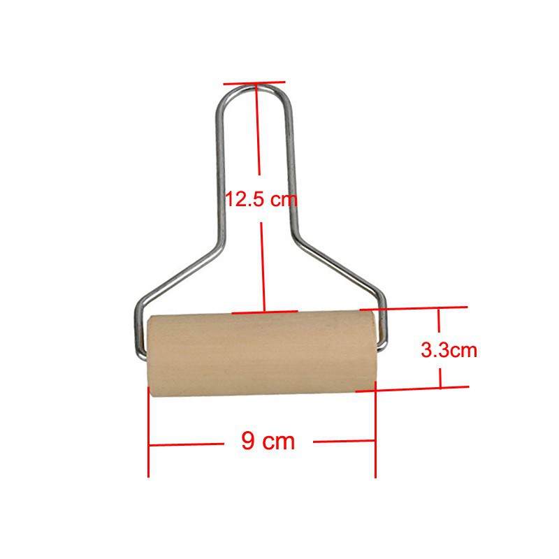 Cây lăn tạo hình đất sét bằng gỗ