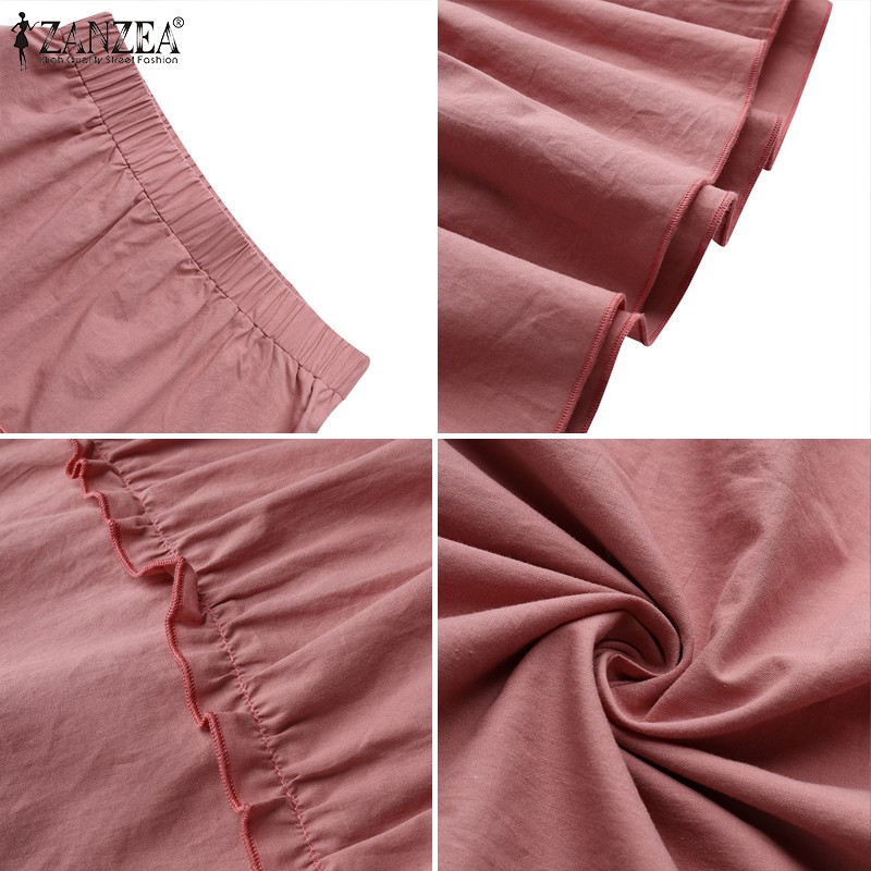 Chân Váy Maxi ZANZEA Eo Thun Thời Trang Nữ Tính | BigBuy360 - bigbuy360.vn