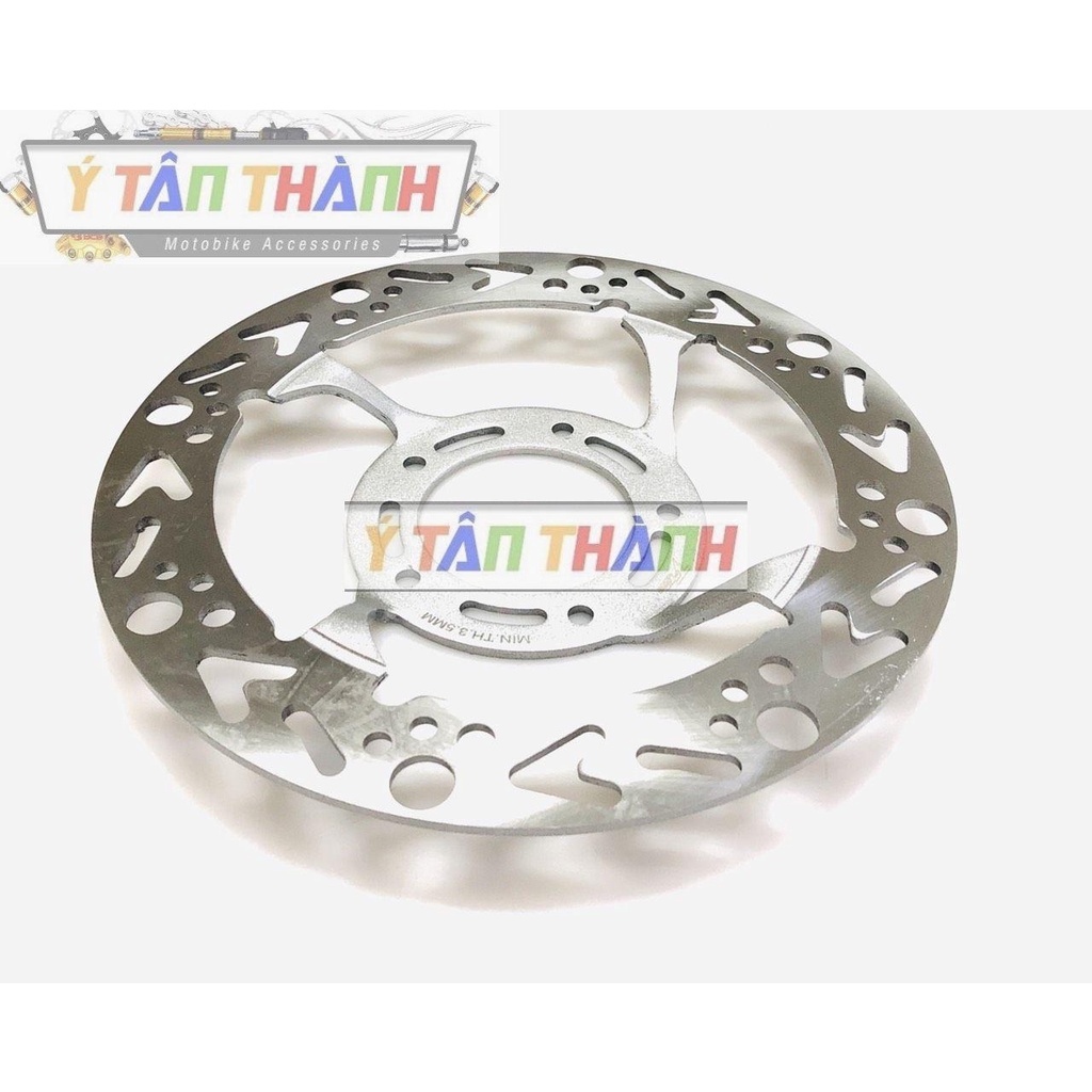 Đĩa Thắng Trước Phay Thái 4 Lổ Lõm 220Mm MS2200