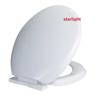Nắp bồn cầu nhựa trắng rơi êm thay thế nắp caser,inax,viglacera,toto,american standar...-new05