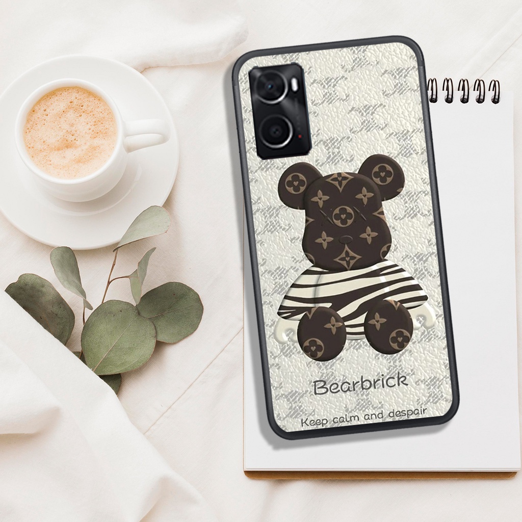 [ SIÊU HOT] ỐP LƯNG OPPO A76 4G - REALME 9 4G , IN HÌNH SIÊU GẤU BEAR BRICK, SẮC NÉT, MÀU SĂC ĐẸP.