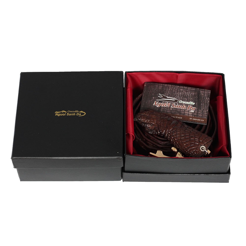 Thắt lưng da cá sấu chính hãng Người Sành Da- Hàng tận xưởng , bảo hành 2 năm